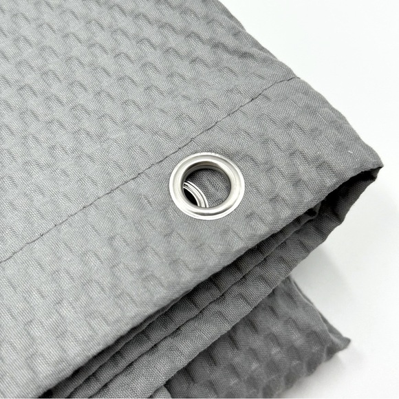 NWT Martha Stewart Textured Gray Shower Curtain Liner 70” x 72” - Picture 3 of 7